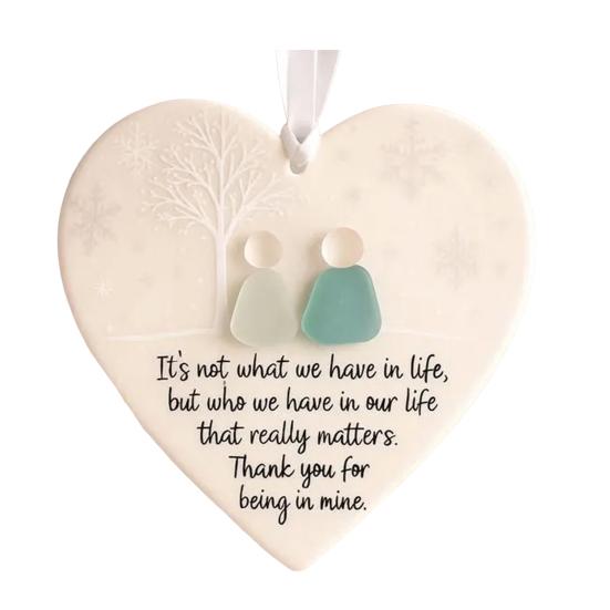 Christmas Pendant To Our Friends Letter Pattern Festive Atmosphere Hanging Decoration Living Room Bedroom Garden Decor