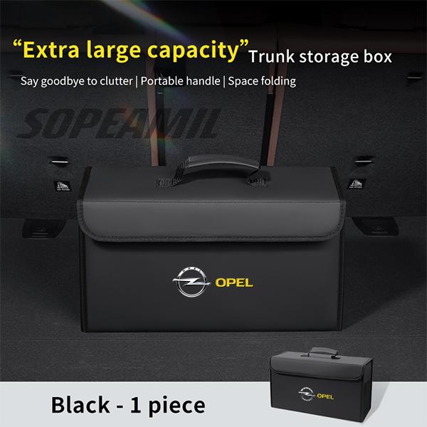 AAAET1 Car Trunk Organizer Box Tailbox Stowing Tidying Storage Bag For Opel OPCline ASTRA CORSA INSIGNIA MOKKA VECTRA ZAFIRA GTC Tigra
