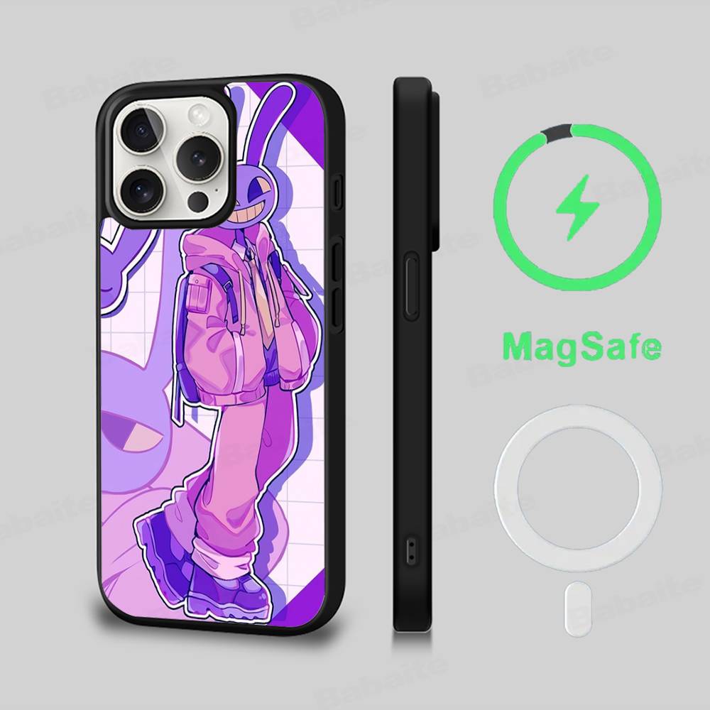 Amazing Digital Circus Phone Case Magnetic Case For IPhone 16 14 13 12 11 15 Pro Max Plus For Magsafe Wireless Charge Cover