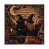 Handmade Fall Craft Supplies Halloween Ghost Pearl Painting Kit, 3D Art DIY Spooky No Mess Crafting Activities Cute Cat Crow Kit for Adults,