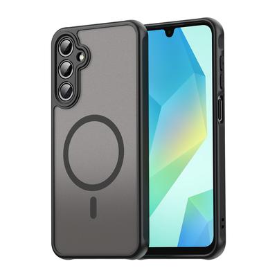 Подходит для защитного чехла Galaxy A55, чехла для телефона Samsung A35, A16 с покрытием soft-touch из PC+TPU, противоударного матового с магнитной функцией
