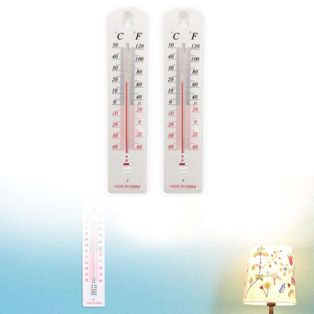 Настенный термометр 195 мм х 40 мм х 6 мм, 2 шт., теплица
