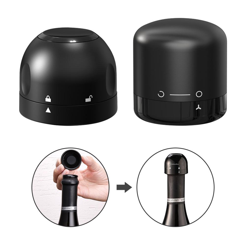 1/2Pcs Vacuum Red Wine Bottle Cap Stopper Silicone Sealed Champagne Bottle Stopper Reusable Retain Freshness Wine Plug Bar Tools