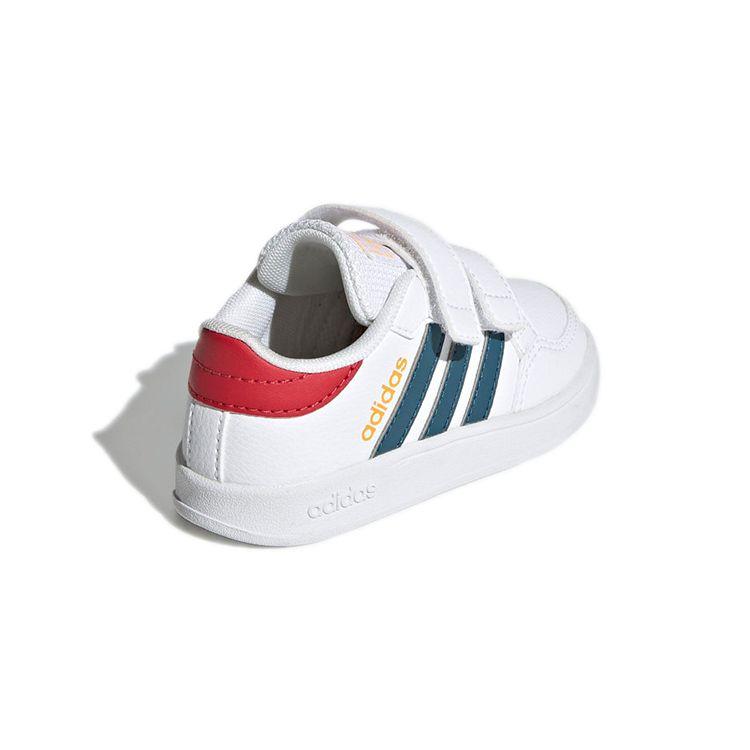 Adidas Neo Breaknet Comfortable Non-Slip Durable Low-Top Walking Shoes Baby Shoes White Blue GZ7646
