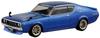 Aoshima Bunka Kyozai Серия The Snap Kit Nissan C110 Skyline Custom Пластиковая модель-конструктор ООО. (АОСИМА) 1/32 ГТ-Р (Синий металлик) Предварительно окрашенный №