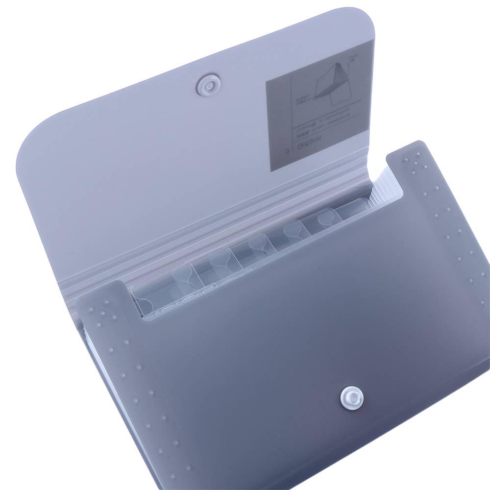 13 Pockets Paper Holder Filing Box Document Organizer Expanding Wallet File Folder Receipt File