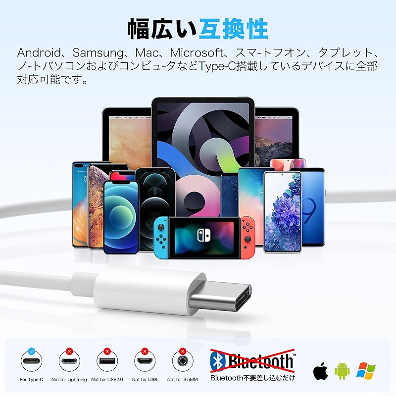 [2025 Новое издание Совместимо с iPhone15] Наушники проводные Тип C Встроенный проводной микрофон гарнитуры Проводной HiFi шумоподавление четкие звонки с