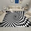 3D Ковер-иллюзия воронки для ванной комнаты, гостиной, под журнальный столик, декоративные коврики, коврик для пола в прихожую, на балкон, противоскользящий коврик для входной двери