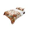 3pcs Autumn Harvest Festival Pumpkin Coreless Quilt Set Multi Size Bedroom Dormitory Holiday Bedding Decoration Machine Washable