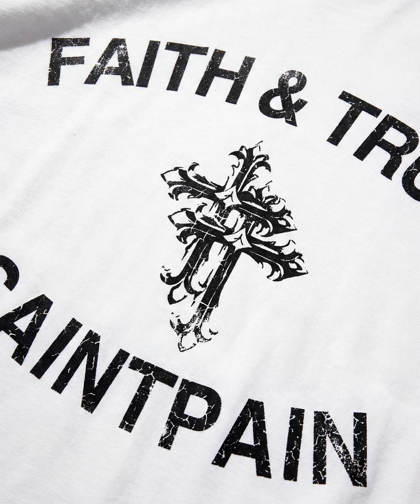 SAINTPAIN Sp Face & Trust Short Sleeve T-Shirt White