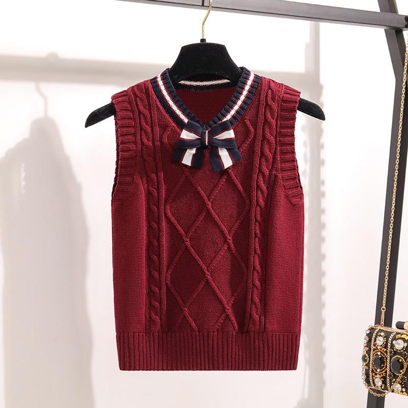 Унисекс вязаный школьный жилет: Теплая школьная форма для весны и осени