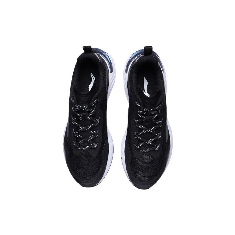 Li-Ning Дышащие легкие кроссовки с низким верхом унисекс кроссовки черные ARHR067-1