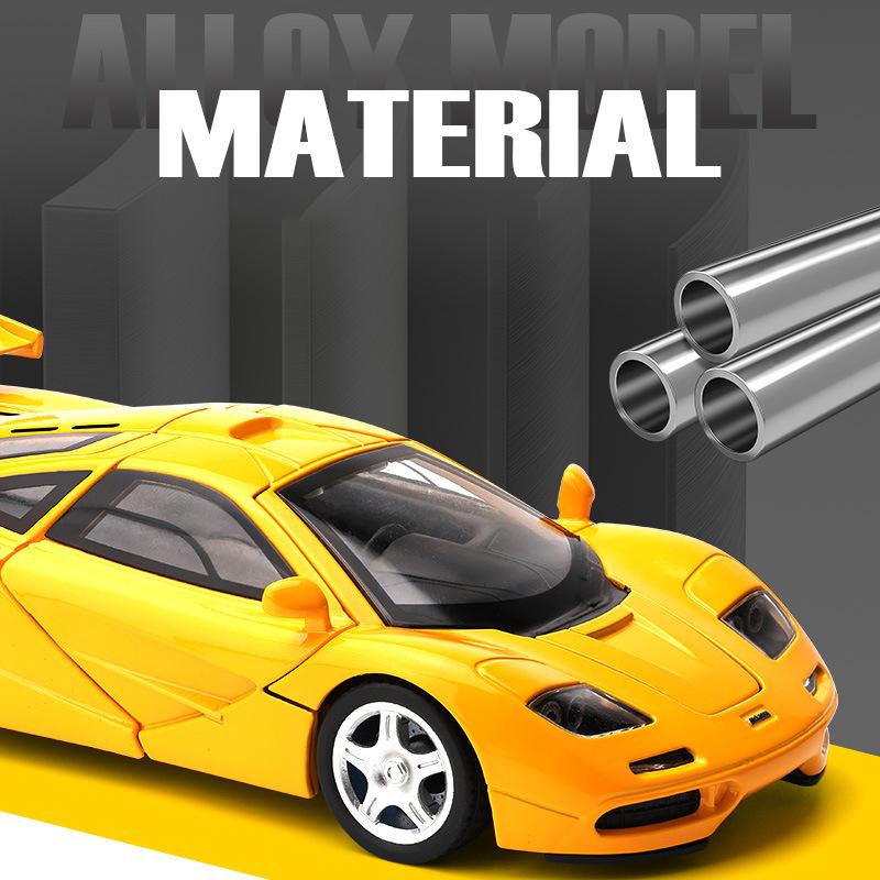 1/32 McLares F1 Supercar Alloy Car Diecasts & Toy Vehicles Metal Toy Car Model Sound and Light Collection Kids Toy
