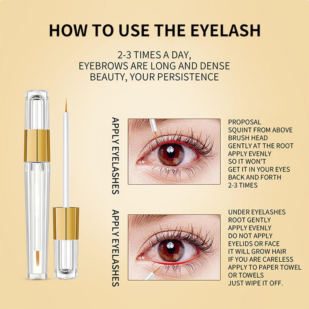Тушь для ресниц Double Fork Lengthening, сыворотка для роста ресниц способствует росту ресниц, утолщению и удлинению, 3 мл