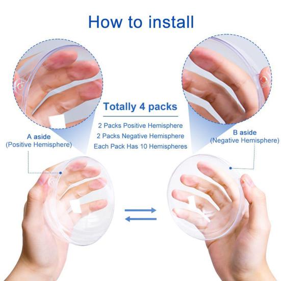 20 шт. заполняемые рождественские шары, подвесные подвески, прозрачные небьющиеся DIY заполняемые рождественские шары, украшения для вечеринок