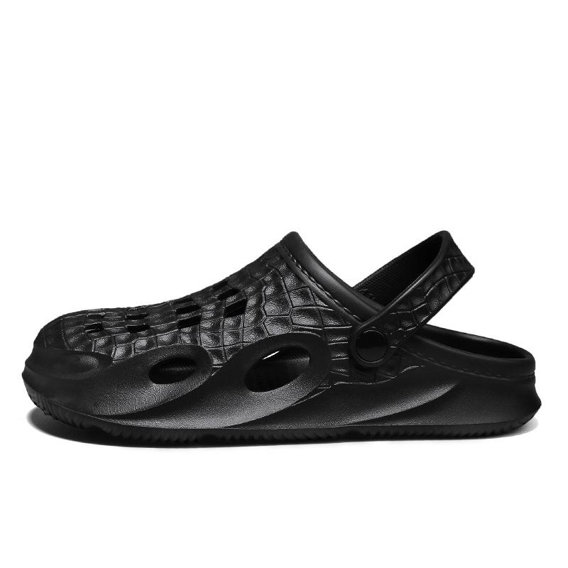 Летняя мужская пляжная обувь для взрослых, водонепроницаемая и нескользящая, с сумкой для ног, с отверстием для головы, для занятий спортом на открытом воздухе, для сада, тапочки большого размера