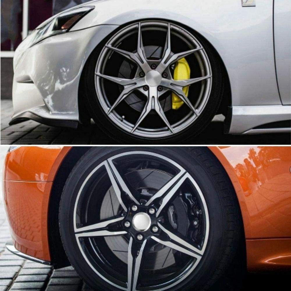 4Pcs Universal Rim Hub Caps Outer 54MM Wheel Badge Covers Protective Wheel Center Caps  Cars