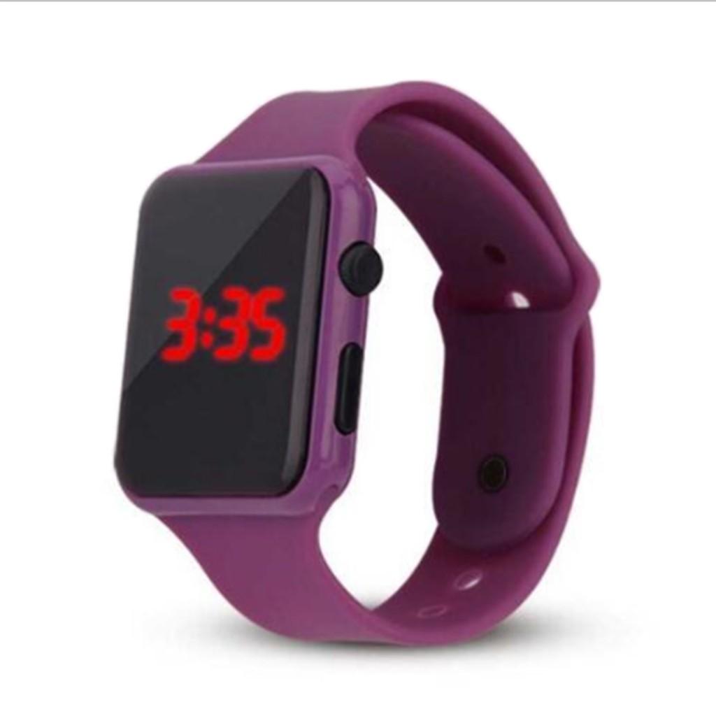 Унисекс цифровые светодиодные спортивные часы наручные часы с силиконовым ремешком Мужская детская мода