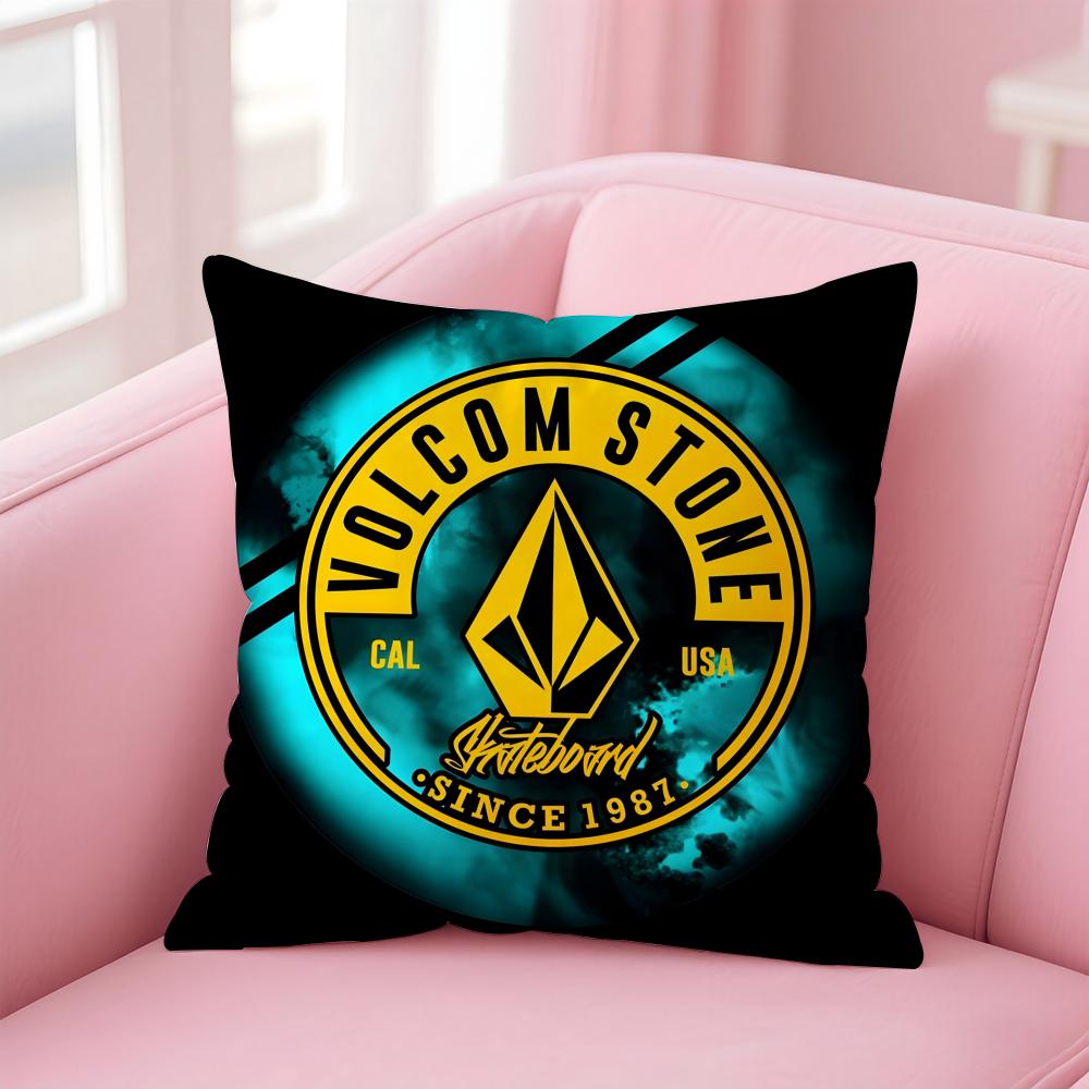 Extreme Sports Stone VVolcom Cushion Cover Pillowcase Short Plush Invisible zipper Room Sofa Cushion Cover