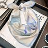 100% Natural Real Silk Scarf Neck Kerchief Foulard Female Bandana Scarves for Women Hijab Tie Shawl Wraps Square Neckerchief
