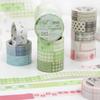 JIAMEI 5rolls Fabric Fragments Series Ins Simple Basic Decoration Washi Tape Set DIY Handmade Collage Aesthetic Scrapbook Tape