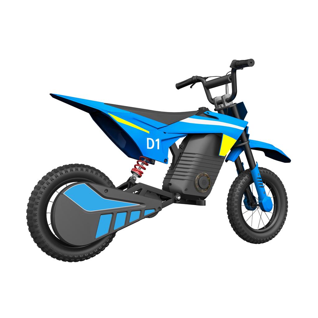 KIDDOWE D1 Children's Electric Bicycle 300W Motor 36V4AH Battery 25KM/H Top Speed 12 Inch Inflatable Tire Outdoor Paly E-Bike
