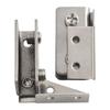 Sturdy Hinges for Glass Shelves and Bathroom/Kitchen Glass Panels (2 PCS)