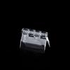 Practical 10Pcs Clear Acrylic Folding Tools Plastic Furniture Hinge Hinge