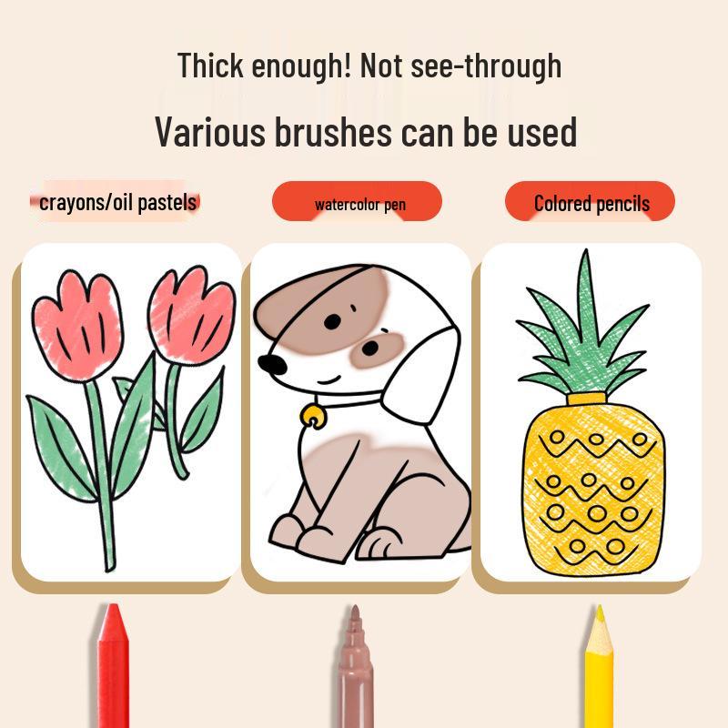 Детский скролл-бумага для рисования и раскрашивания 'Doodle Coloring Scroll Paper'