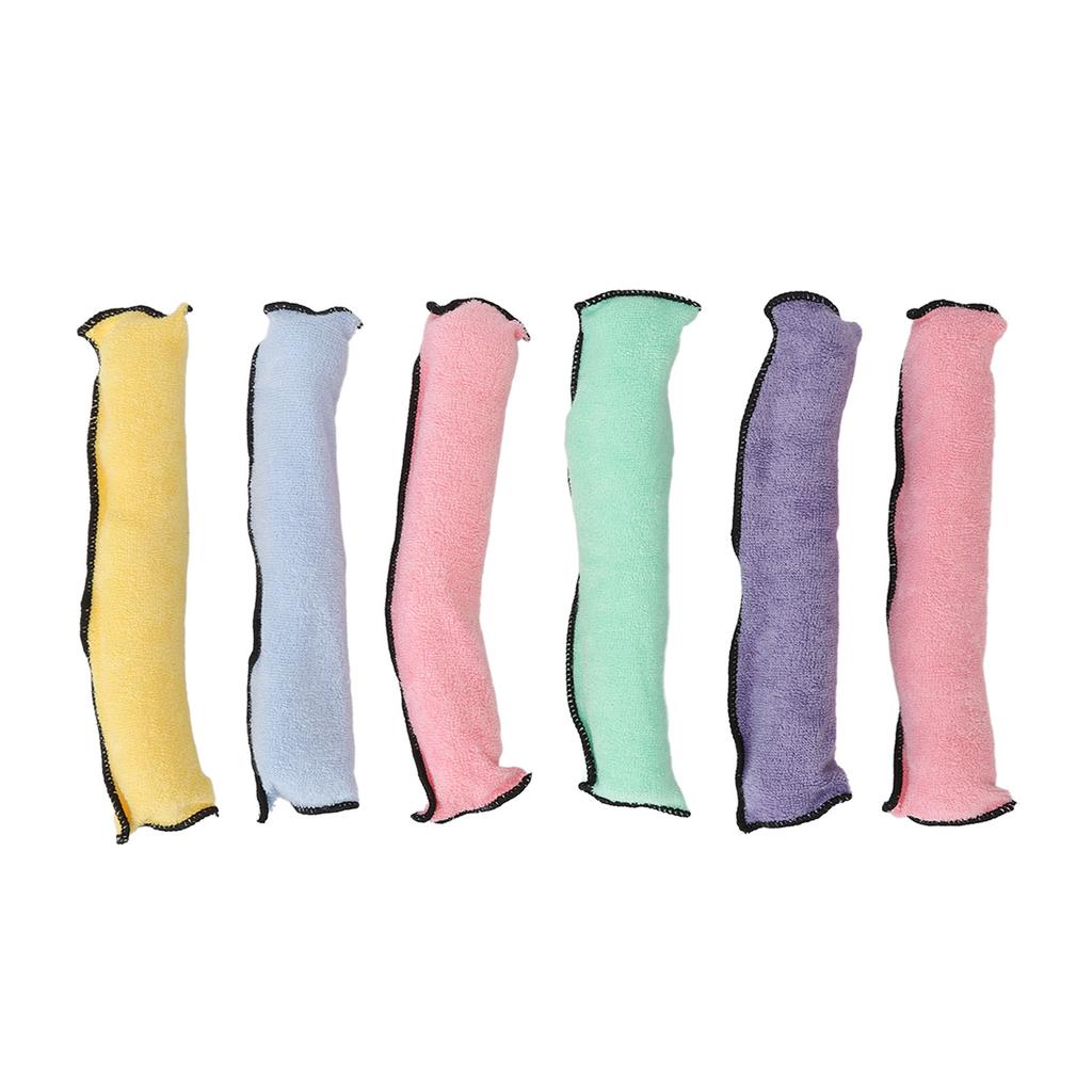 Heatless Curlers Safe Lightweight Portable Sponge Hair Rollers for Women Girls Children 6pcs