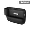 Car Seat Crevice Storage Box for Jeep Renegade Wrangler JK Grand Cherokee Compass Patriot Leather Gap Filler Organizer Car Parts ALO1