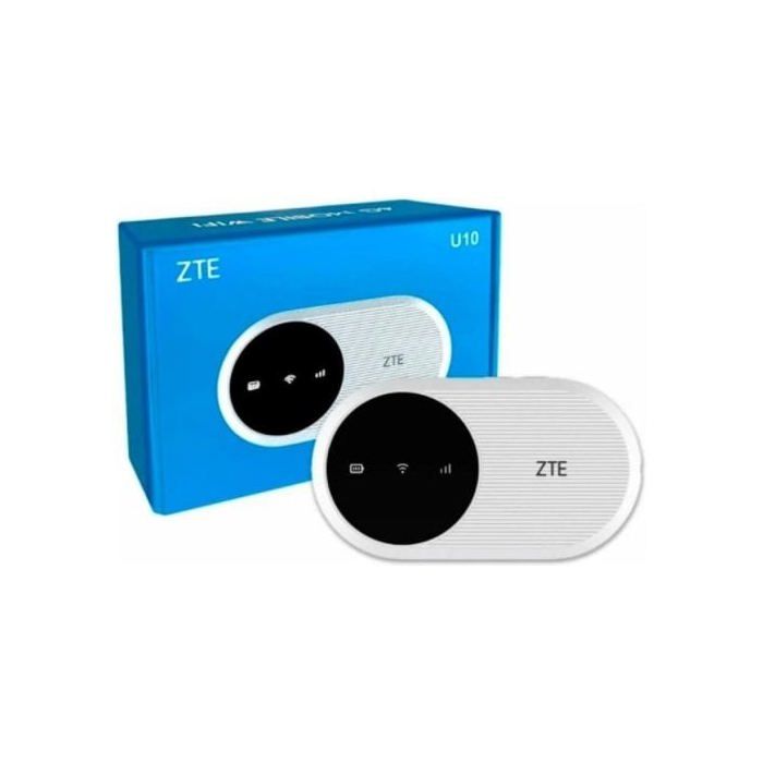 Routeur - ZTE - U10 - 4G - WiFi 6 - Blanc - Batterie 2000 mAh