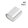 10-50Pcs M1 To M12 Crimp Sleeve Oval Wire Ferrules New Cable Clip  Steel Wire Rope