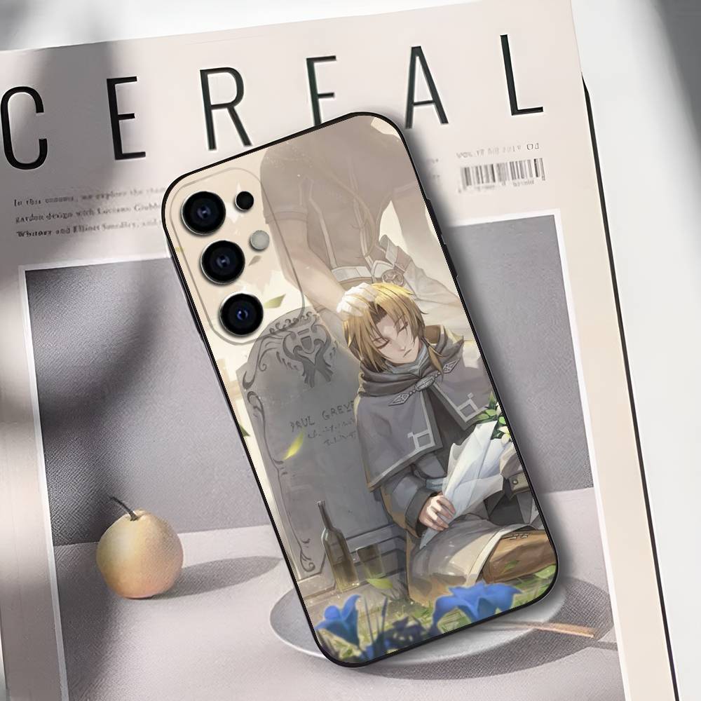 Чехол для телефона M-Mushoku Tensei Jobless Reincarnation для Samsung S25, S24, S21, S22, S23, S30, Ultra, S20, Plus, Fe, Lite, Мягкий Черный Чехол