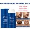 Clean Shaving Stick Men's Care Foam Softening Beard Manual Shaving Shaving Cream Gel Suitable for All Skin Types