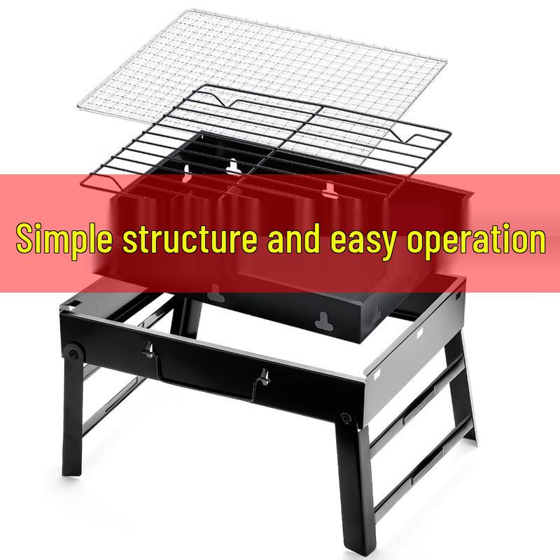 Zhichu Large Folding Portable Charcoal BBQ Grill