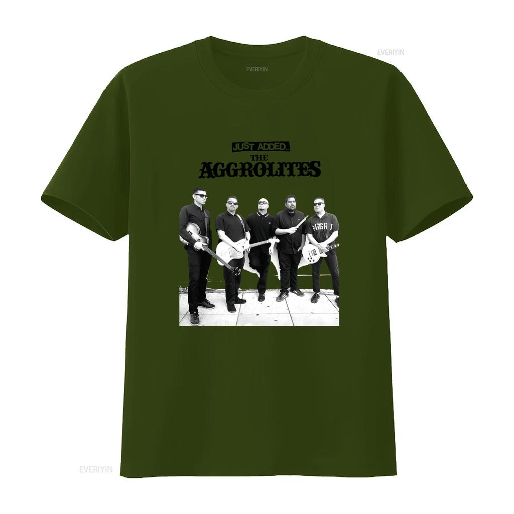 The Aggrolites Band Members White Color Full Size S 5xl T Shirt Fn1436 Vintage Fashion Streetwear Slightly Breathable