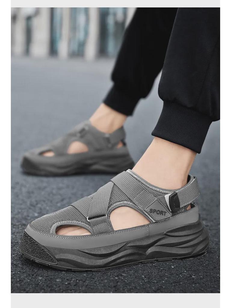 2023 Мужские нескользящие сандалии для отдыха на открытом воздухе на толстой подошве