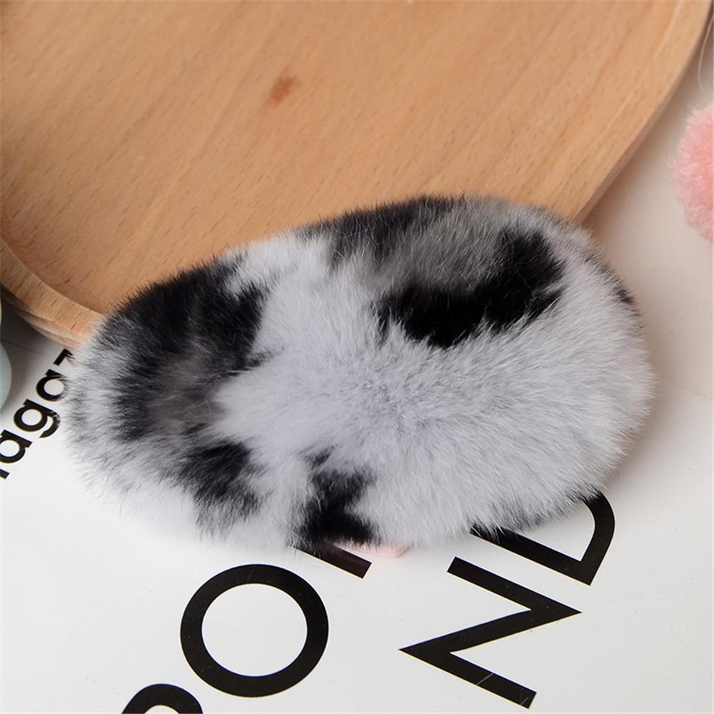 1/3 шт. Зимняя милая пушистая заколка для волос для женщин и девочек, однотонная боковая заколка для волос, BB-заколка, милая плюшевая заколка для волос, цветной аксессуар для волос