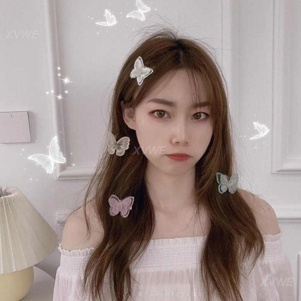 20 шт. 6 см Вышитые кружевные бабочки Аппликации Материалы для дизайна одежды