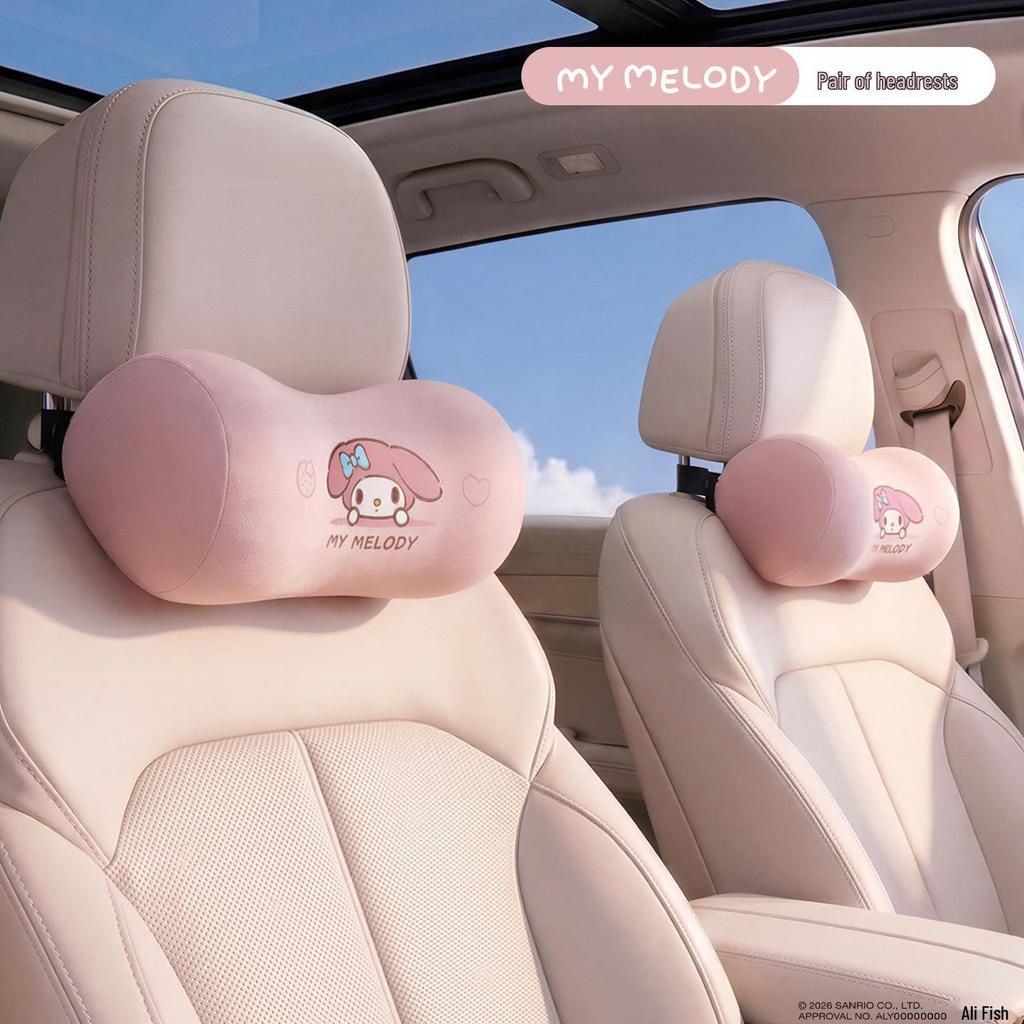 Подушка-подголовник и поддержка шеи Hello Kitty для автомобиля Tesla - Подушка для спинки и поясницы