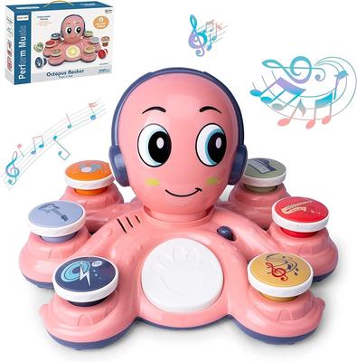 Детские музыкальные игрушки Обучающие игрушки для малышей Музыкальные игрушки «Осьминог» Музыкальные развивающие инструменты для дошкольников Игрушка для малышей
