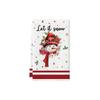 Christmas Kitchen Towel Nordic Style Snowman Print Dish Multipurpose Cotton Tea Home Holiday Decor