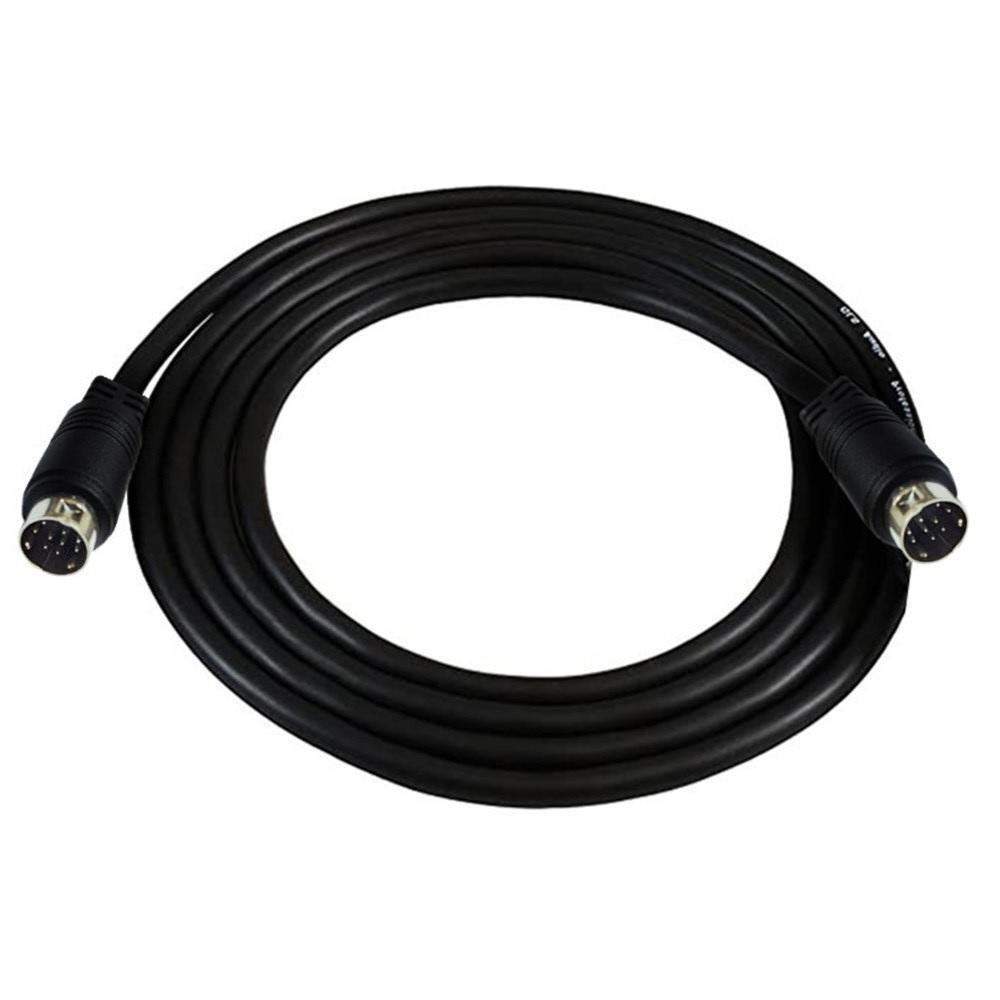 1pc 9-Pin Din Male To Male Audio Cable For Audio Equipment Interconnect Adapter
