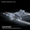 New F22S 2.4G 4CH 3D6G RC Airplane Raptor F22 Warplane WLtoys A180 Upgrade Version LED Light With Gyroscope Out Door Toys