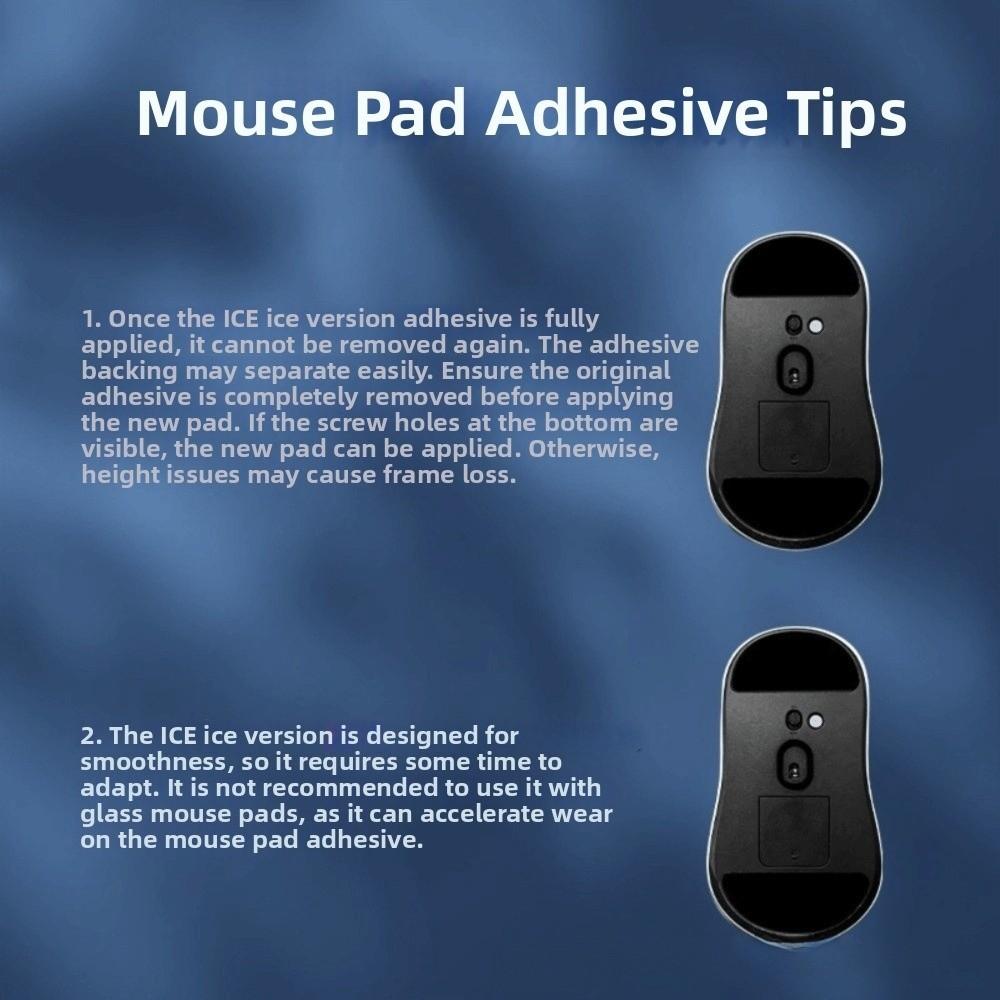 Wear-Resistant Mouse Foot Pads PTFE Mouse Skate Glides for RAPOO VT6 MAX/Pro Gaming Mice