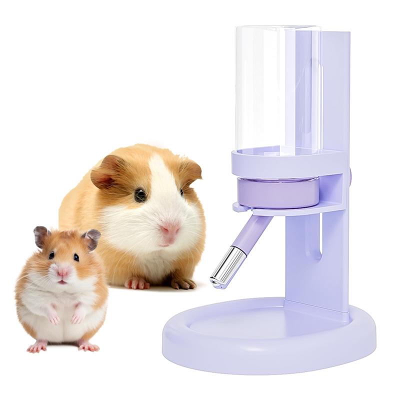 Small Animal Water Dispenser With Adjustable Stand-Hamster Water Bottle No Drip-Guinea Pig Water Bottle Leak Proof