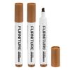 3/5Pcs Furniture Repair Kit Patch Paint Pens Wood Furniture Markers Touch Up Wood Filler Sticks for Scratches Wooden Floor Table