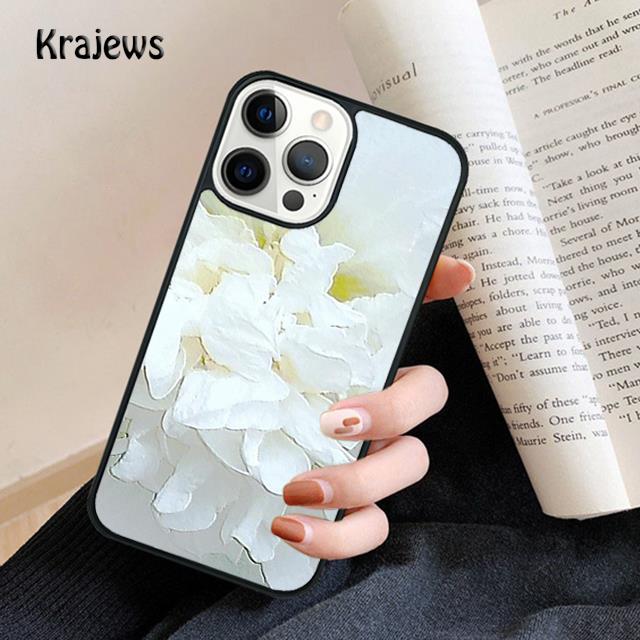 3D Flower Relief Soft Phone Case For iPhone 17 Air 16 15 14 Max Plus 11 12 13 Pro Max Phone Cover coque Fundas