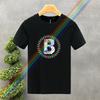 New High Quality Luxury Brand 100% Cotton Design B Printing Tees Summer Harajuku Men/Women Short Sleeve T-shirt Asian Size S-5XL